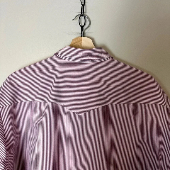 Vintage Western Craft Pinstriped Pearl Snap Shirt Size XXL - Picture 5 of 5